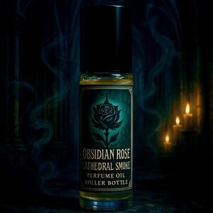 Cathedral Smoke Scented Body Oil - Clear 10ml Roller Bottle